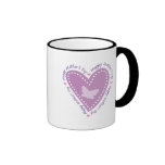 Happy Mothers Day Heart & Butterfly Coffee Mugs