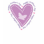 Happy Mothers Day Heart & Butterfly t-shirts