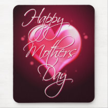 HAPPY MOTHER'S DAY HEART by SHARON SHARPE Mouse Mat