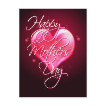 HAPPY MOTHER'S DAY HEART by SHARON SHARPE Post Card
