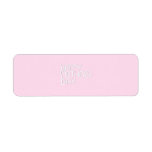 Happy Mothers Day. In pink and White. Custom Labels