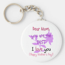 Happy mother's day key chain