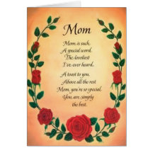 Happy Mothers Day: Mom Means.. Greeting Card