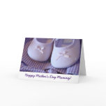 Happy Mother's Day Mommy! cards Baby Shoes Love