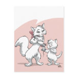 Happy Mother's Day!! Mum cat and kitten Post Card