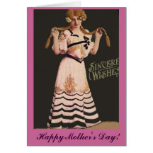 Happy Mother's Day My Vintage Lady! Greeting Card