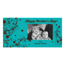 Happy Mother's Day Photo Greeting Card Template