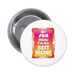 Happy Mothers Day Pinback Buttons