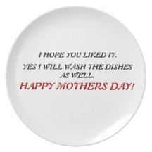 HAPPY MOTHERS DAY PLATE.