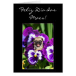 Happy Mother's Day Pug Greeting card