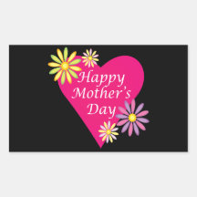 Happy Mothers Day Rectangular Sticker