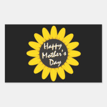 Happy Mothers Day Rectangular Stickers