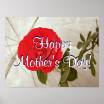 Happy Mother's Day Red Rose