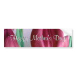 Happy Mother's Day Rosey Tulips bumper stickers
