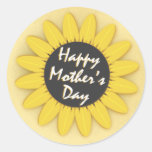 Happy Mother's Day Round Stickers