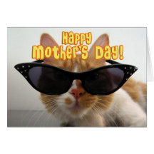 Happy Mother's Day - Stepmom Cool Cat Card