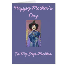 Happy Mother's Day, To My Step-Mother Greeting Card