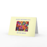 Happy Mothers Day to My Two Moms Greeting Card