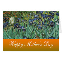 Happy Mother's Day, Van Gogh, Irises Card