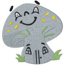 Happy Mushroom House Chest Polo Shirt