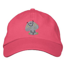 Happy Mushroom House Hat Embroidered Baseball Caps