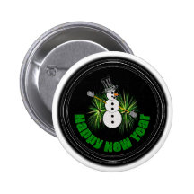Happy New Year 1 Button