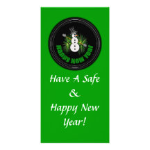 Happy New Year 1 Photo Card