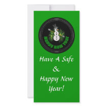 Happy New Year 1 Photo Card