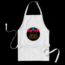 Happy New Year  2010 aprons