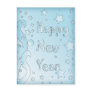 Happy New Year 2010 - Blue design with stars Post Cards