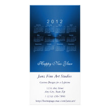 Happy New Year 2012 Calendar Photo Greeting Card