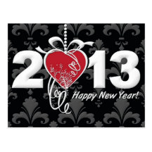 Happy New Year 2013 Post Card