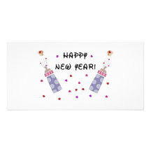 Happy New Year Baby Photo Card