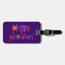 Happy New Year - Bag Tags