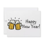 Happy New Year Beer invitations