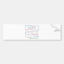 ** Happy New Year ** Bumper Sticker