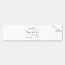 ** Happy New Year ** Bumper Sticker