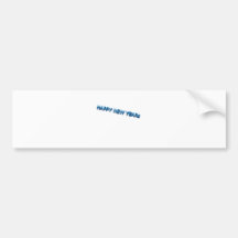 Happy New year Bumper Stickers