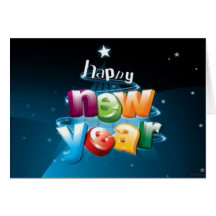 Happy New Year - Card