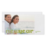 Happy New Year Corporate Photo Postcard Photo Greeting Card