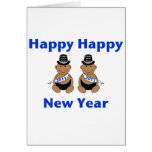 Happy New Year Greeting Card