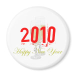 Happy New Year Magnet Template