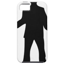 happy new year man with fireworks icon iPhone 5 covers