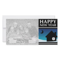 happy new year new address announcement photo cards
