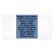 ** Happy New Year ** Photo Card Template