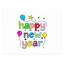 Happy New Year Post Cards