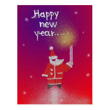 Happy new year post cards
