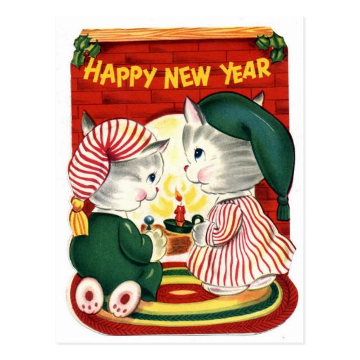Happy New Year Postcard