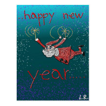 Happy New Year Postcard