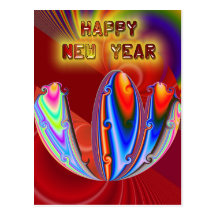 Happy New Year Postcards